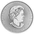 2020 2oz Canadian Kraken Silver Coins - Royal Canadian Mint